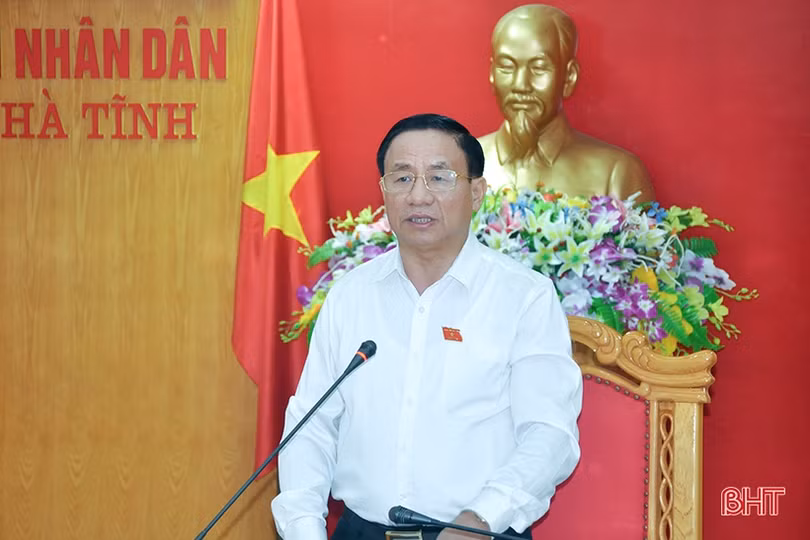 Thống nhất nội dung, chương trình kỳ họp bất thường HĐND tỉnh Hà Tĩnh khóa XVII