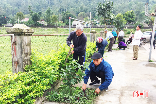 Nghi Xuân ra quân nâng cao các tiêu chí nông thôn mới