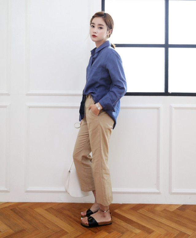 ao phong quan jeans dep le dien di lam van dep thanh lich mien che