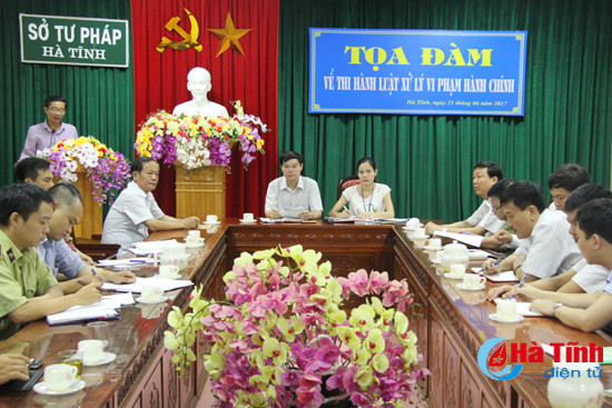 thi hanh luat xu ly vi pham hanh chinh o ha tinh con nhieu kho khan