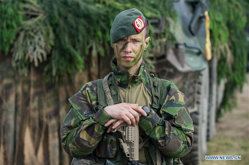 photo can canh tap tran cho soi sat 2017 cua nato gan bien gioi nga