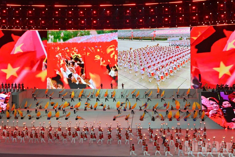 Các tiết mục trong chương trình.