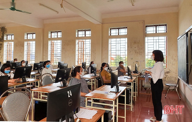 123 thí sinh tham gia thi tuyển công chức cấp xã ở Can Lộc