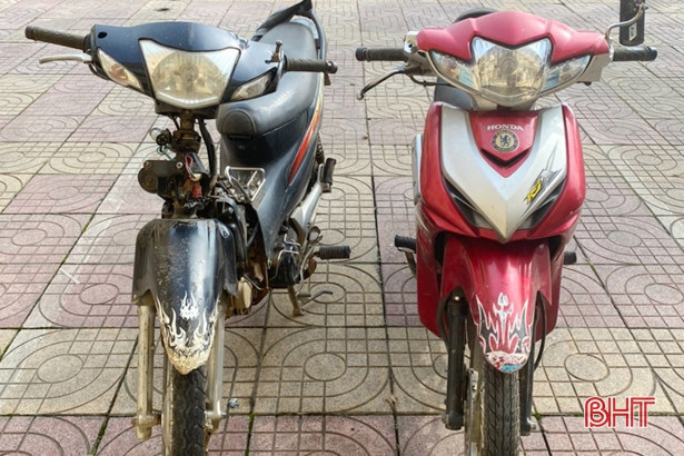 Bắt nhóm đối tượng trộm xe máy ở Hương Khê