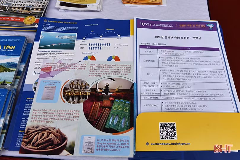 Ấn tượng sản phẩm tiêu biểu Hà Tĩnh tại Hội nghị gặp gỡ Hàn Quốc 2022