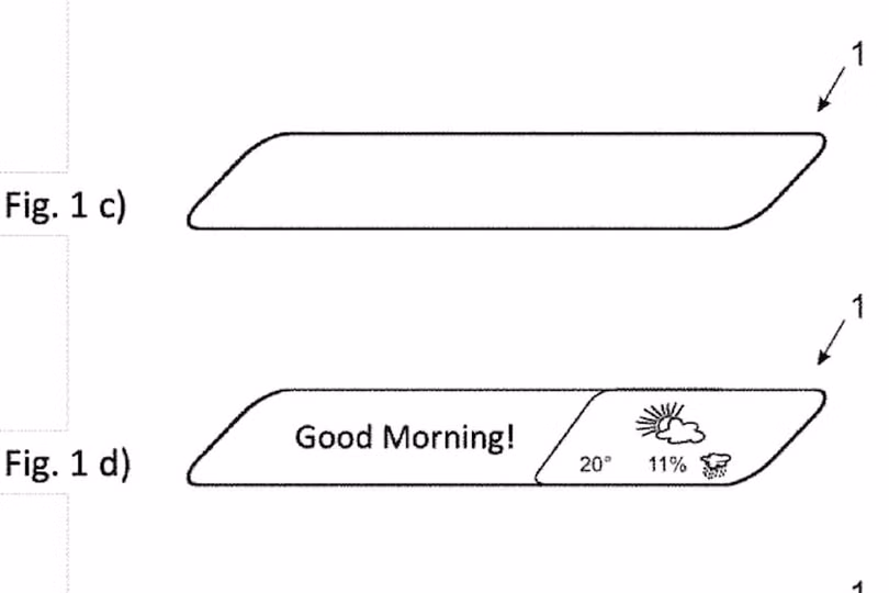 Mercedes phát triển tay nắm cửa kỹ thuật số có thể hiển thị thông tin