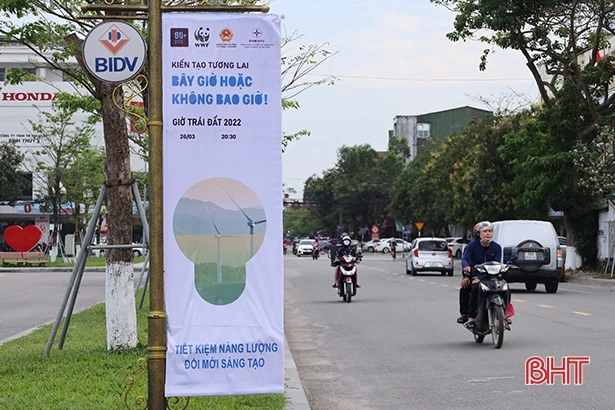 Hà Tĩnh phấn đấu tiết kiệm 29.500 kWh điện trong Giờ Trái đất