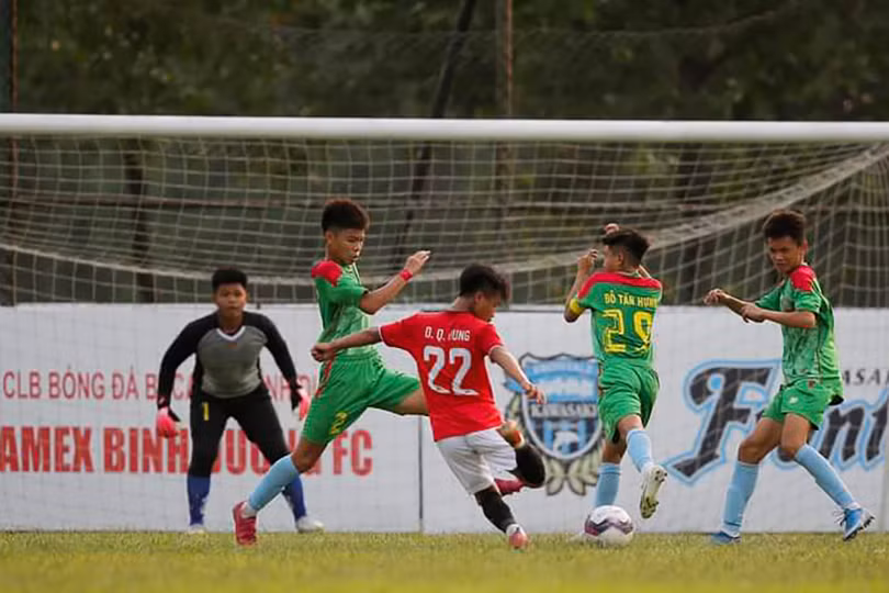 Cầu thủ quê Hà Tĩnh ghi 9 bàn tại Giải Bóng đá U13 Việt Nam - Nhật Bản