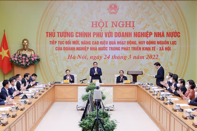 Thủ tướng chủ trì hội nghị toàn quốc với doanh nghiệp nhà nước