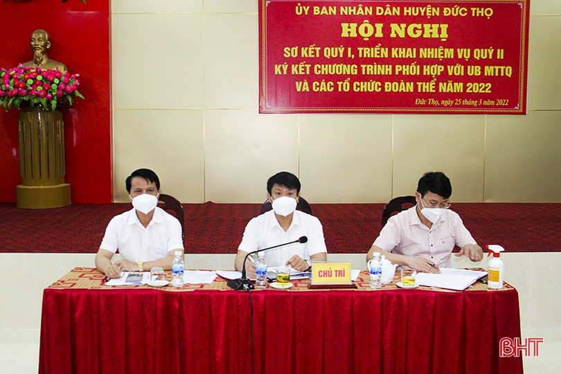 Đức Thọ tập trung cao thực hiện các nhiệm vụ kinh tế - xã hội quý II/2022 ảnh 1 Đức Thọ tập trung cao thực hiện các nhiệm vụ kinh tế - xã hội quý II/2022
