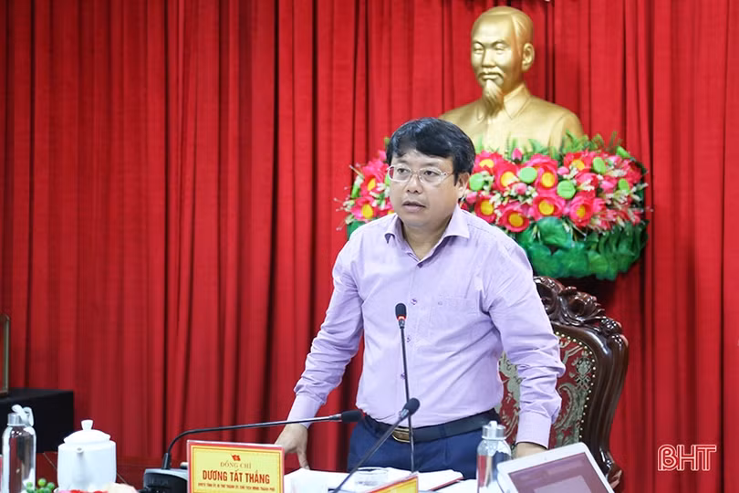 TP Hà Tĩnh tập trung thực hiện tốt các nhiệm vụ KT-XH trong quý II/2022