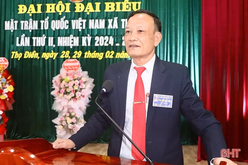 Mặt trận Tổ quốc xã Thọ Điền đại hội điểm nhiệm kỳ 2024 - 2029