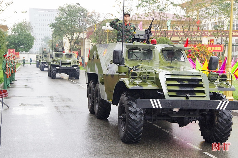 Bộ CHQS tỉnh Hà Tĩnh sơ duyệt các nội dung lễ ra quân huấn luyện năm 2024