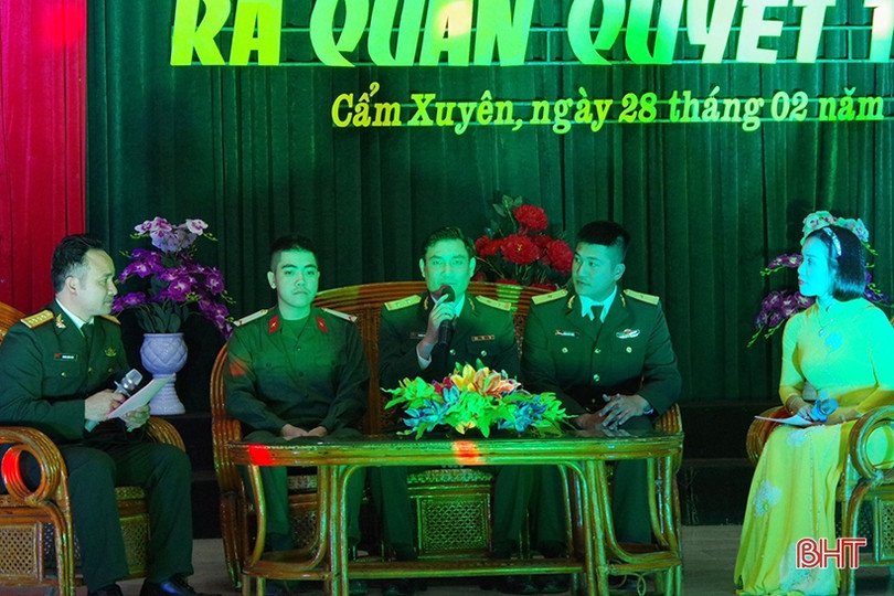 Trung đoàn 841 giao lưu văn nghệ “Ra quân quyết thắng” 