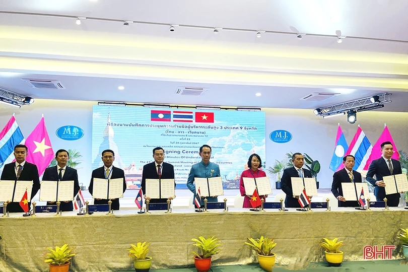 9 tỉnh ở 3 nước Việt Nam - Lào - Thái Lan tiếp tục hợp tác toàn diện