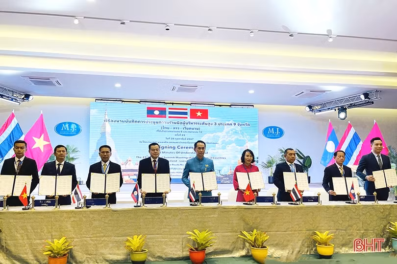 9 tỉnh ở 3 nước Việt Nam - Lào - Thái Lan tiếp tục hợp tác toàn diện