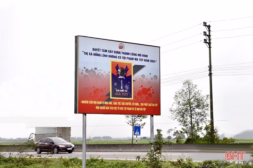 Thị xã Hồng Lĩnh: 100% hộ dân cam kết làm sạch tội phạm ma tuý