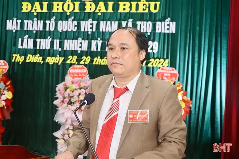Mặt trận Tổ quốc xã Thọ Điền đại hội điểm nhiệm kỳ 2024 - 2029