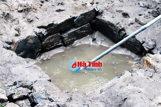 ha tinh dao dat lam vuon phat hien gieng co thoi cham pa