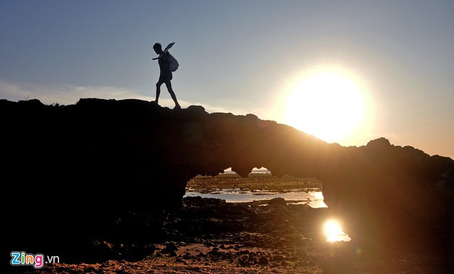 ngam mat troi ruc ro tren dao ly son