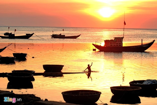 ngam mat troi ruc ro tren dao ly son