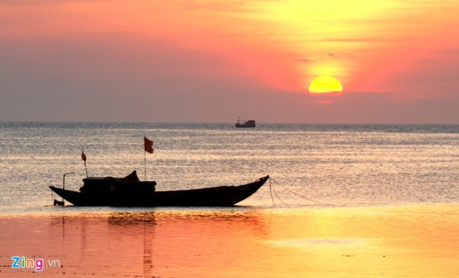 ngam mat troi ruc ro tren dao ly son