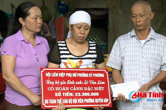 hon 23 trieu cho cap vo chong cung mac benh ung thu