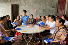 Phụ nữ Gia Hanh lan tỏa mô hình “Gia đình có sức khỏe, không khói thuốc”