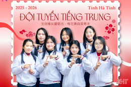 Lần đầu tham dự, đội tuyển tiếng Trung Hà Tĩnh giành 3 giải Kỳ thi Học sinh giỏi quốc gia