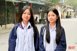 Chị em song sinh tỏa sáng tại Kỳ thi học sinh giỏi tỉnh lớp 9