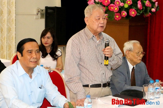 Con em Hà Tĩnh tại Hà Nội góp ý Dự thảo Báo cáo chính trị Đại hội Đảng bộ tỉnh ảnh 3 Con em Hà Tĩnh tại Hà Nội góp ý Dự thảo Báo cáo chính trị Đại hội Đảng bộ tỉnh ảnh 3