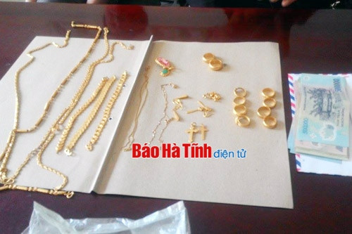 Tang vật vụ trộm