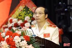 Bầu 22 đồng chí vào Ban Chấp hành Đảng bộ Công an tỉnh Hà Tĩnh khóa XV nhiệm kỳ 2025 - 2030