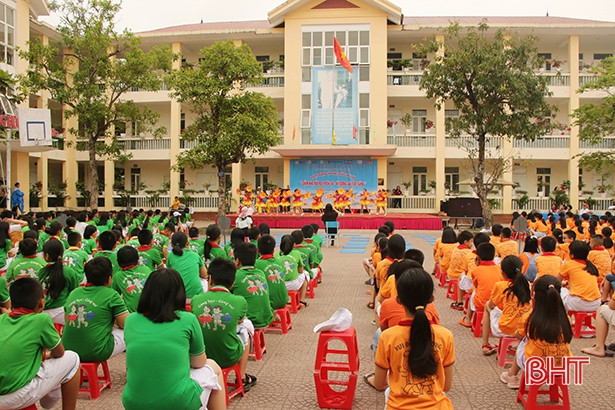 Trang bị kiến thức, kỹ năng giảm nhẹ rủi ro thiên tai cho học sinh tiểu học ở Hà Tĩnh