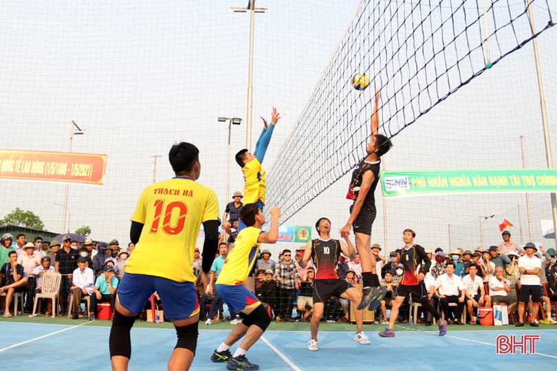 Thạch Hà vô địch Giải Bóng chuyền nam Đại hội Thể dục - thể thao Hà Tĩnh 