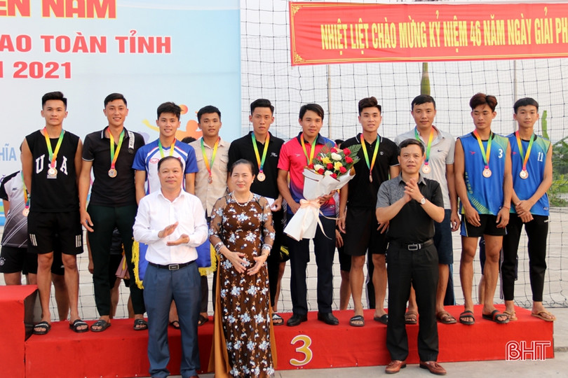 Thạch Hà vô địch Giải Bóng chuyền nam Đại hội Thể dục - thể thao Hà Tĩnh 