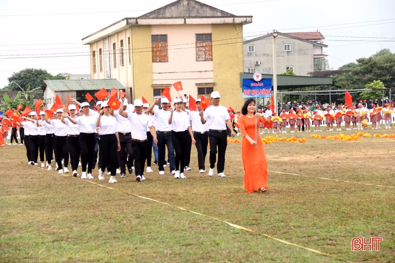 TX Kỳ Anh tổ chức đại hội điểm thể dục - thể thao cấp cơ sở tại xã Kỳ Hoa