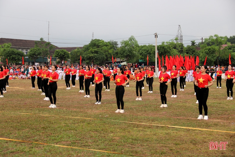 TX Kỳ Anh tổ chức đại hội điểm thể dục - thể thao cấp cơ sở tại xã Kỳ Hoa