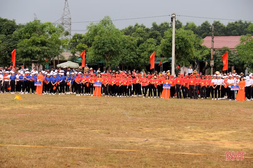 TX Kỳ Anh tổ chức đại hội điểm thể dục - thể thao cấp cơ sở tại xã Kỳ Hoa