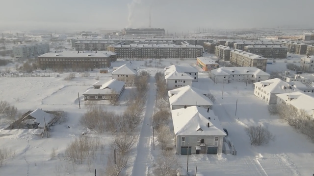 Cảnh tượng choáng ngợp tại ngôi làng bị đóng băng hoàn toàn ở Nga