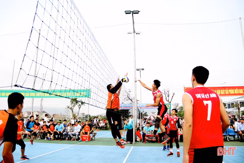 Khai mạc Giải Bóng chuyền nam Đại hội Thể dục, thể thao Hà Tĩnh lần thứ 9