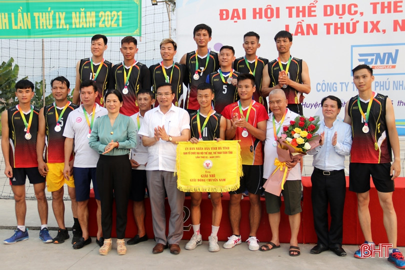 Thạch Hà vô địch Giải Bóng chuyền nam Đại hội Thể dục - thể thao Hà Tĩnh 