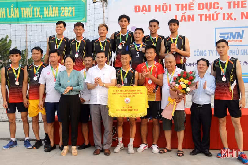 Thạch Hà vô địch Giải Bóng chuyền nam Đại hội Thể dục - thể thao Hà Tĩnh 