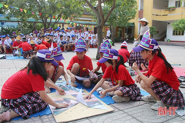 Trang bị kiến thức, kỹ năng giảm nhẹ rủi ro thiên tai cho học sinh tiểu học ở Hà Tĩnh