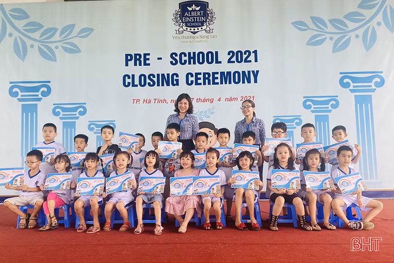 Albert Einstein Hà Tĩnh: Giúp trẻ mầm non vững vàng cho hành trình mới