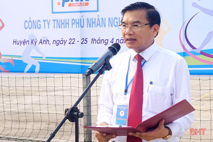 Khai mạc Giải Bóng chuyền nam Đại hội Thể dục, thể thao Hà Tĩnh lần thứ 9
