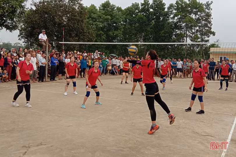 6 địa phương ở Hà Tĩnh hoàn thành đại hội thể dục - thể thao điểm cấp xã, phường