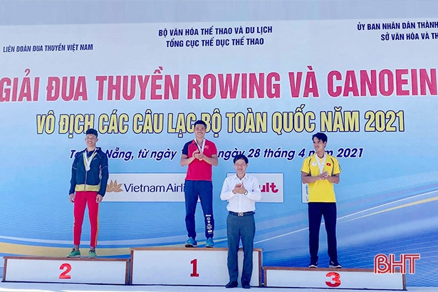 Hà Tĩnh giành 6 huy chương tại Giải Đua thuyền vô địch các CLB toàn quốc