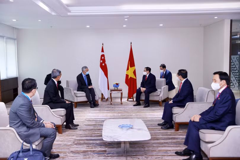 Thủ tướng Chính phủ Phạm Minh Chính gặp gỡ song phương Thủ tướng Campuchia, Singapore, Malaysia