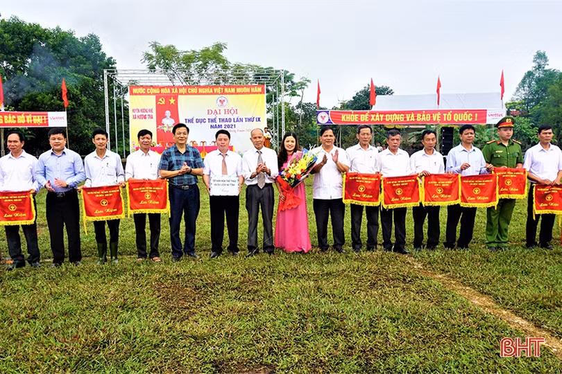 6 địa phương ở Hà Tĩnh hoàn thành đại hội thể dục - thể thao điểm cấp xã, phường